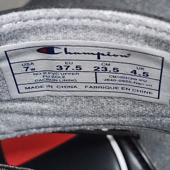 Champion Black Flat Lightweight Slides Sandals - Picture 8 of 9